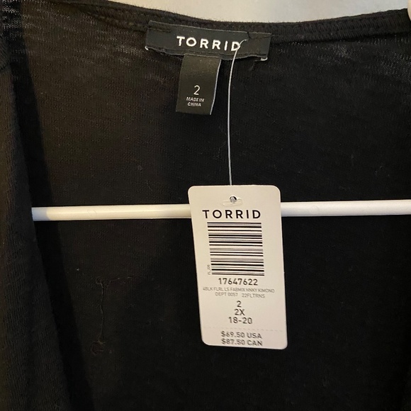 Torrid Cardigan Multi Textured - Picture 3 of 7